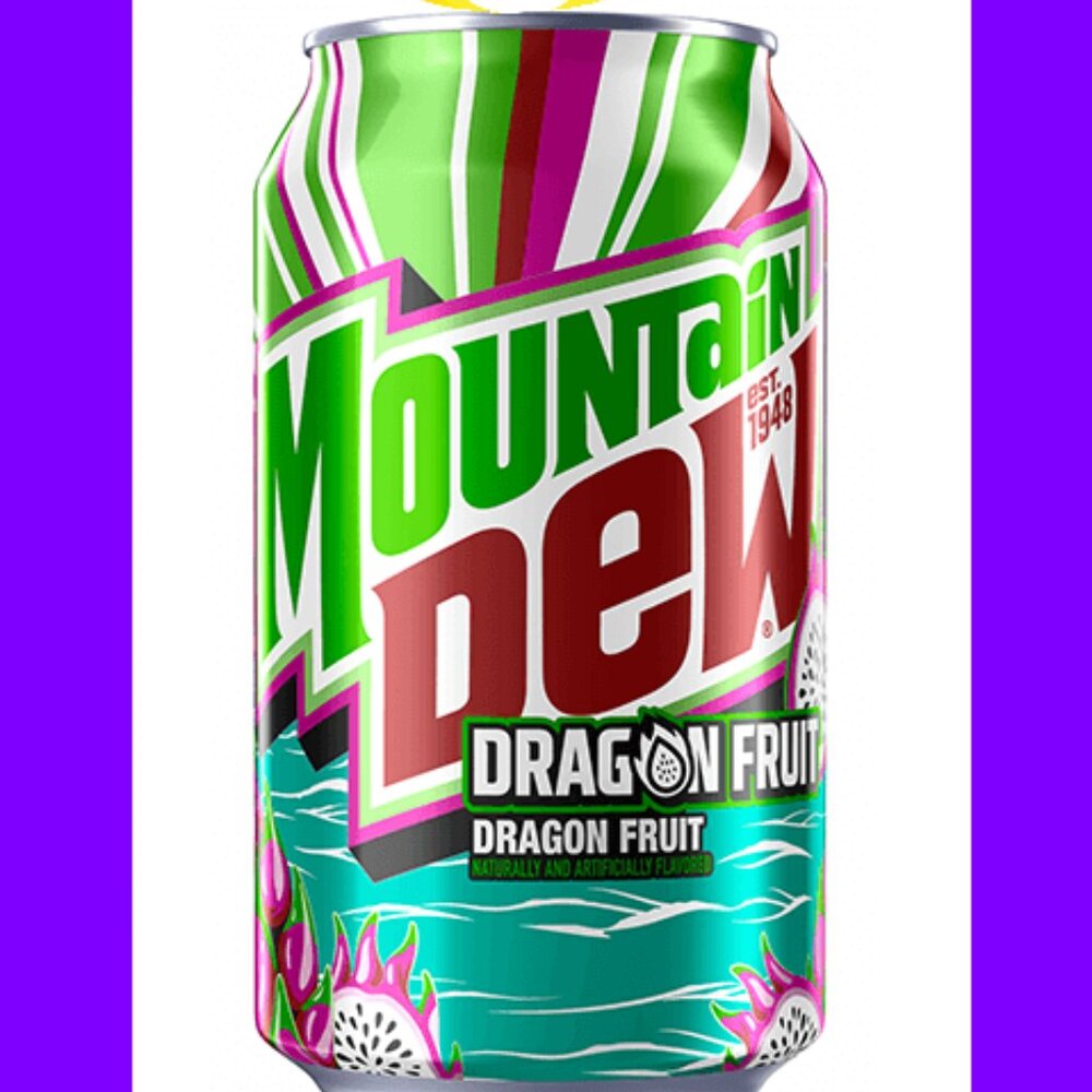 NEW 12oz Mtn Dew Dragon Fruit SODA Can Candle Candles Handcrafted in TN Jasmine